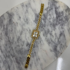 Gold diamond Watch