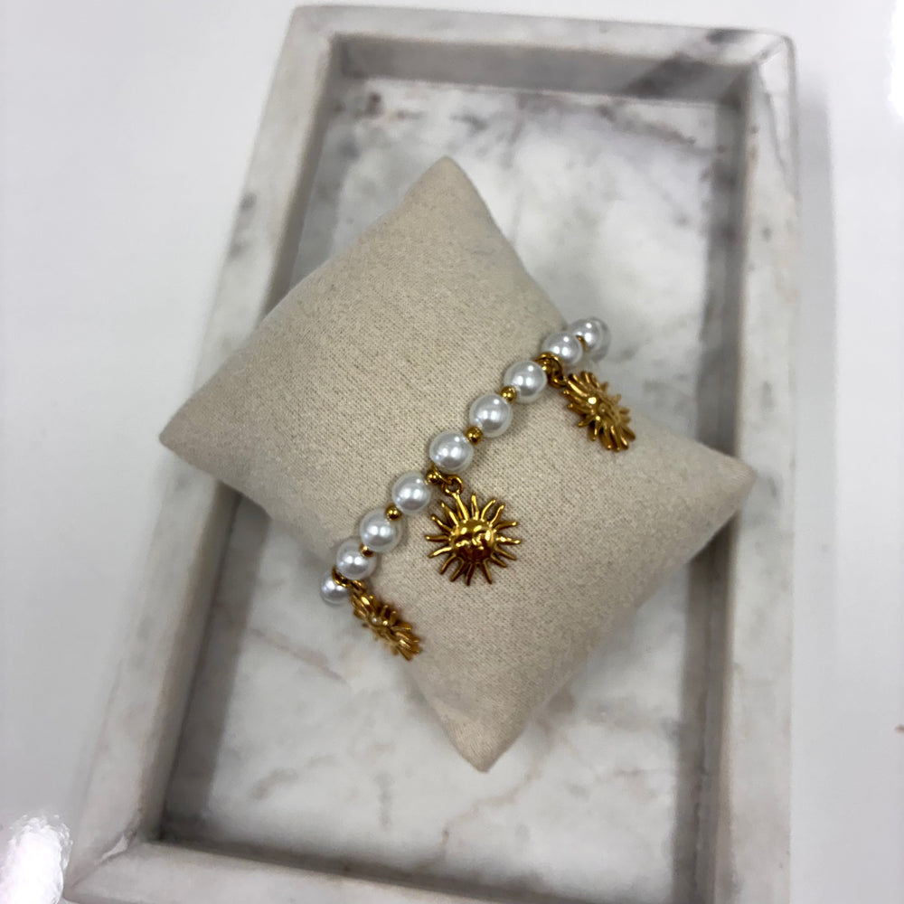 Sunny pearl Armband S045