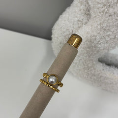 Ivory dot Ring S005