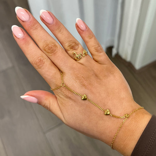 Heart Hand chain A023