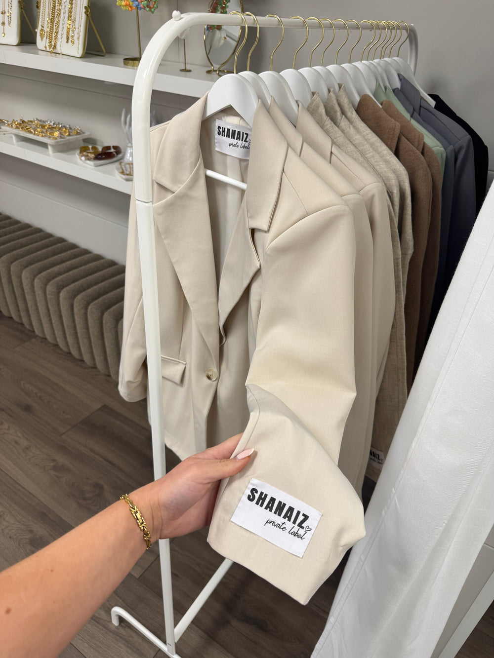 Limited Oversized beige Blazer
