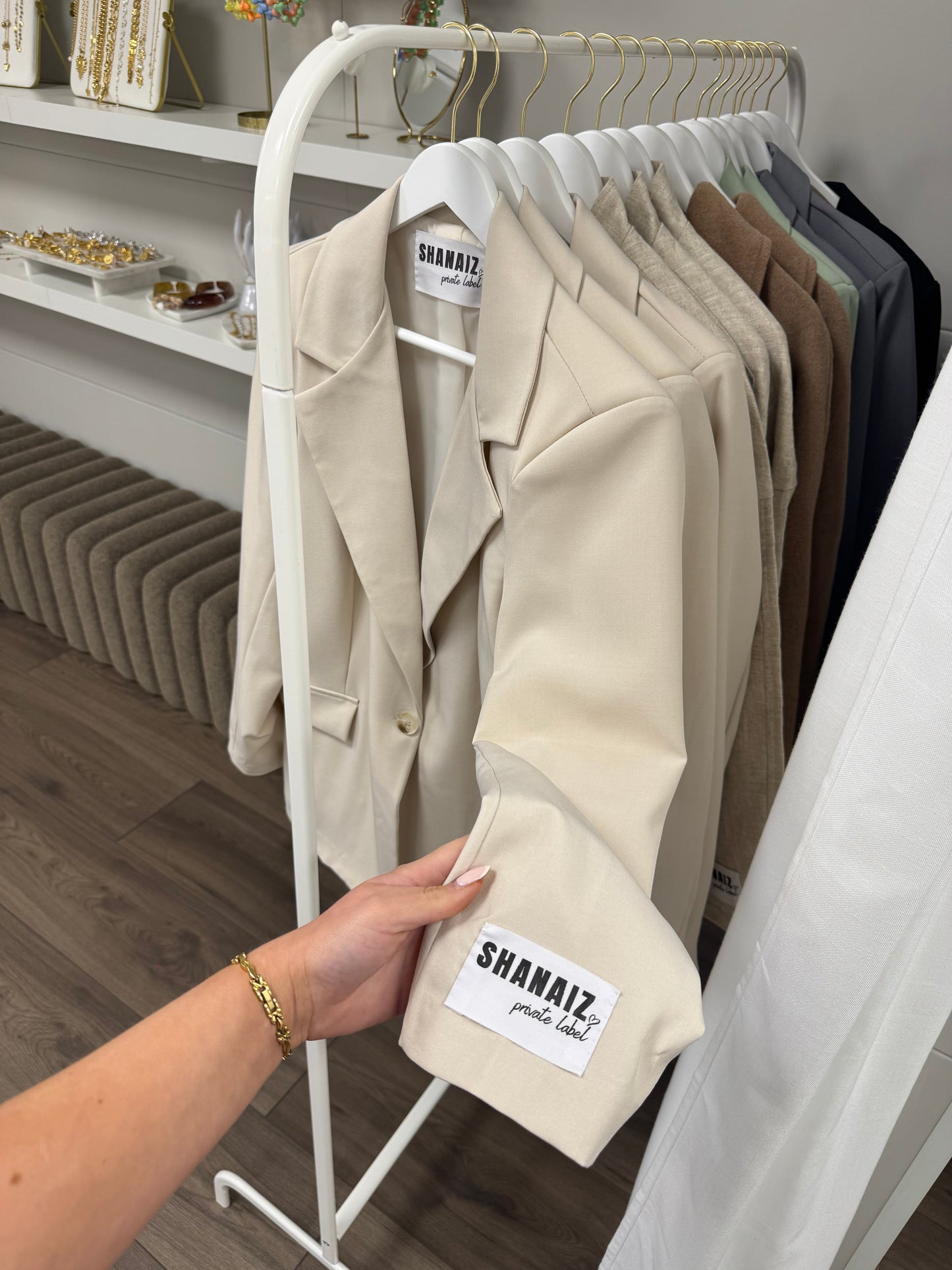 Limited Oversized beige Blazer