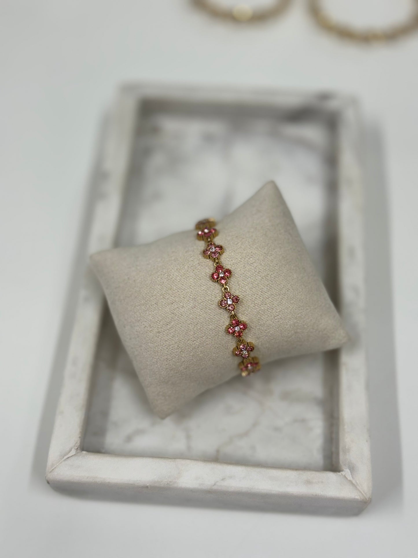 Lucky Spark Blush Armband S055