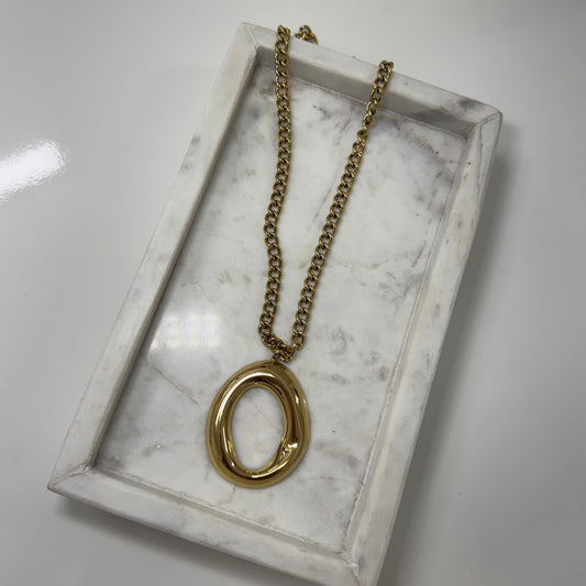 Big oval Ketting K035
