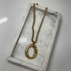 Big oval Ketting K035