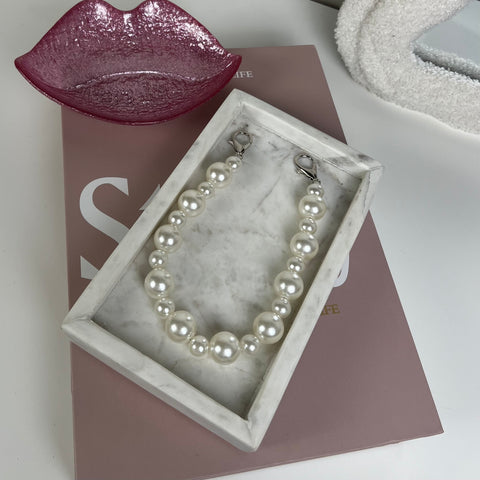 Pearl bag charm