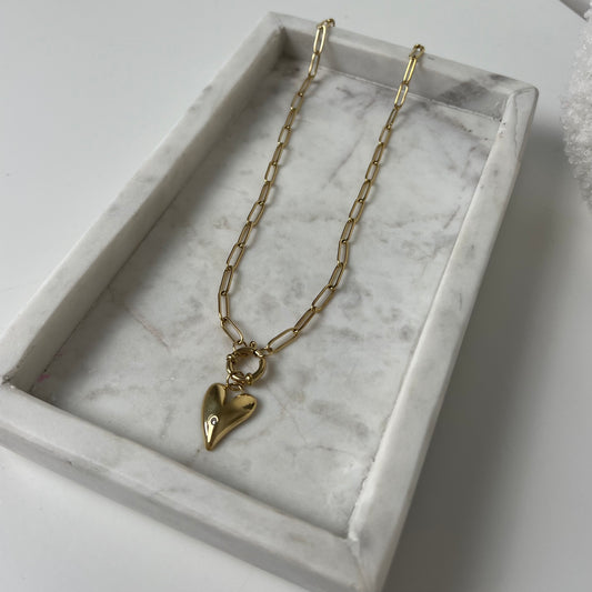 Diamond heart Ketting K004