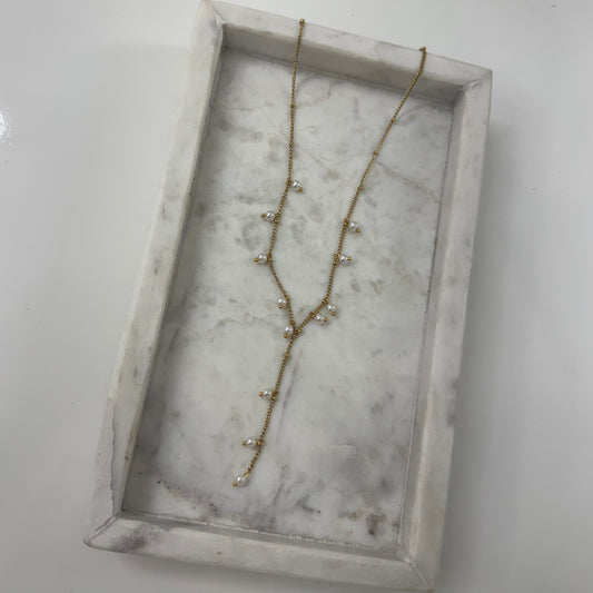 Pearly Y ketting K030