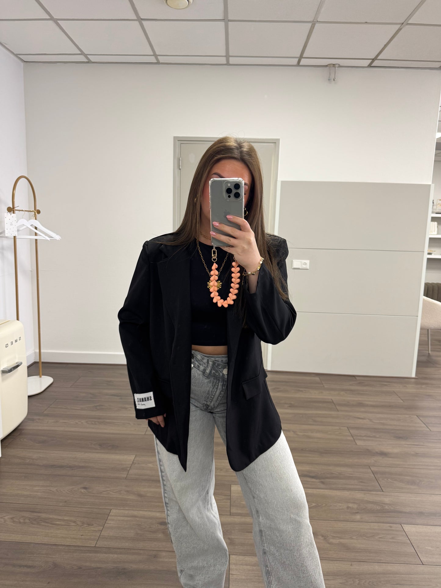 Limited oversized blazer black