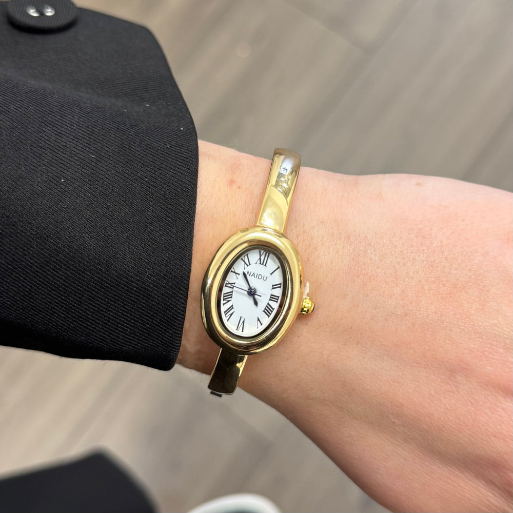 Timeless bangle watch