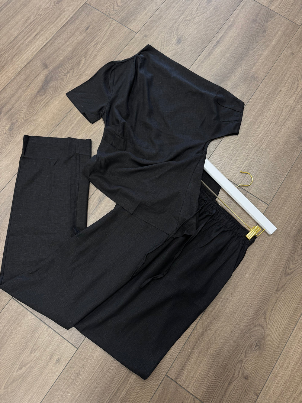 Linnen muse set black