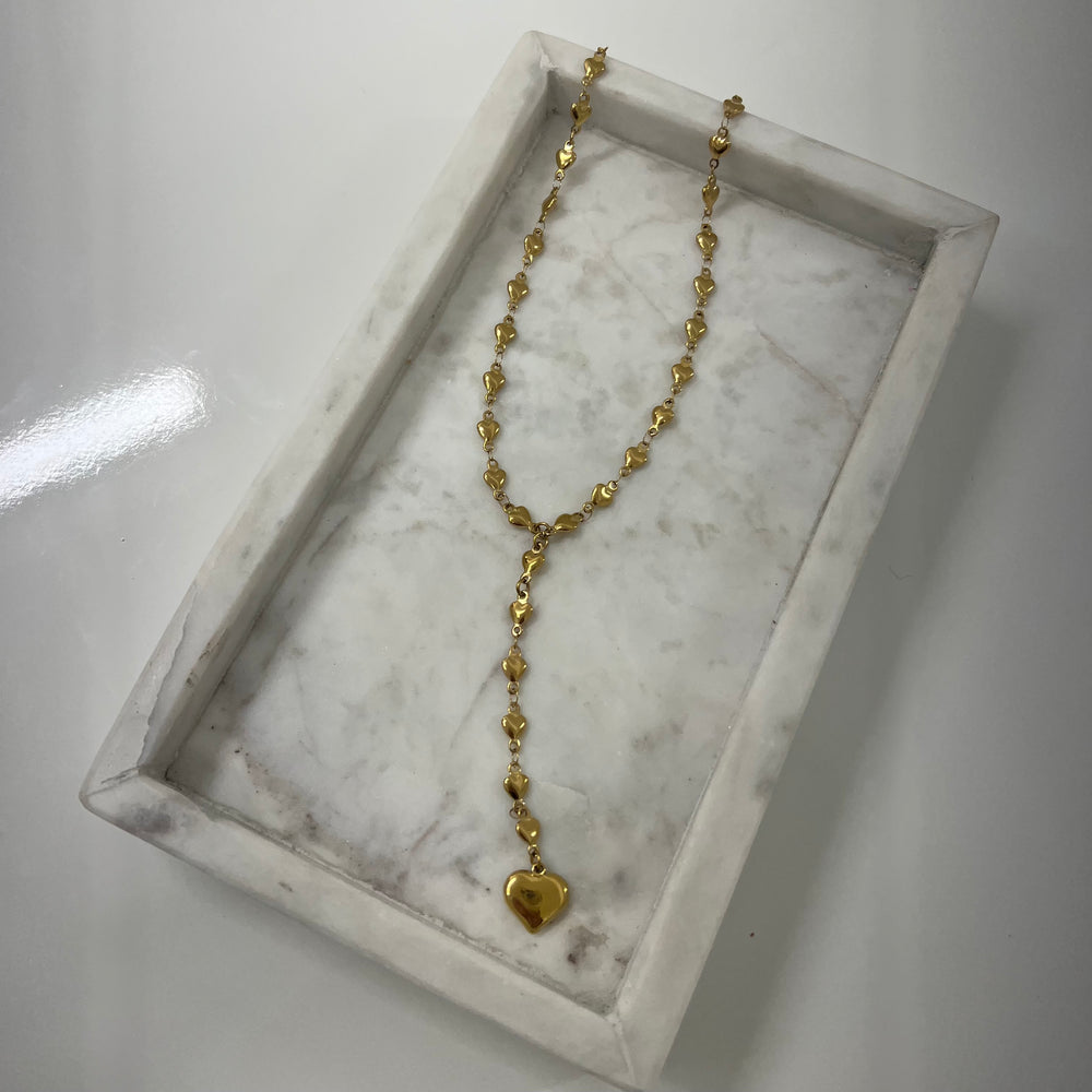 Y heart Ketting K026