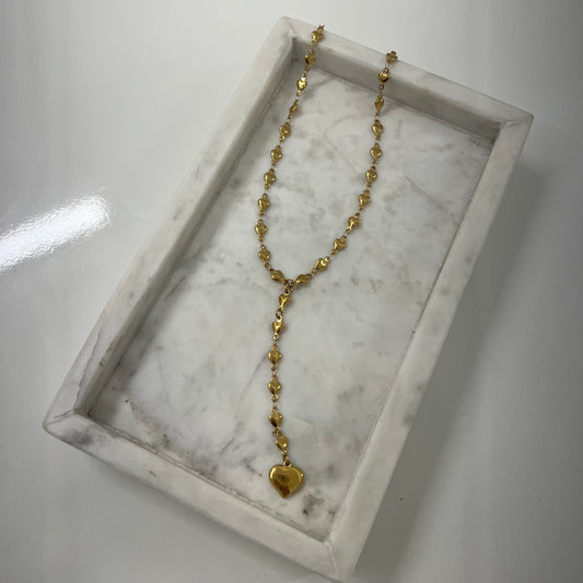 Y heart Ketting K026