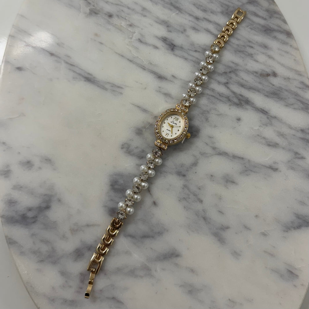 Golden Pearl Elegance Watch