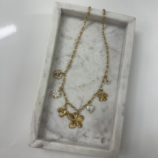 Blossom charm ketting K032