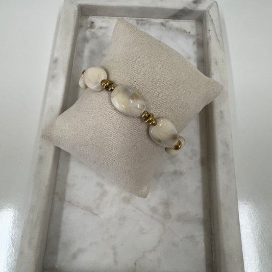 White Glow Armband S060
