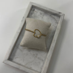 Diamond heart Armband A008