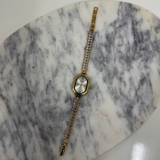 White diamond Watch
