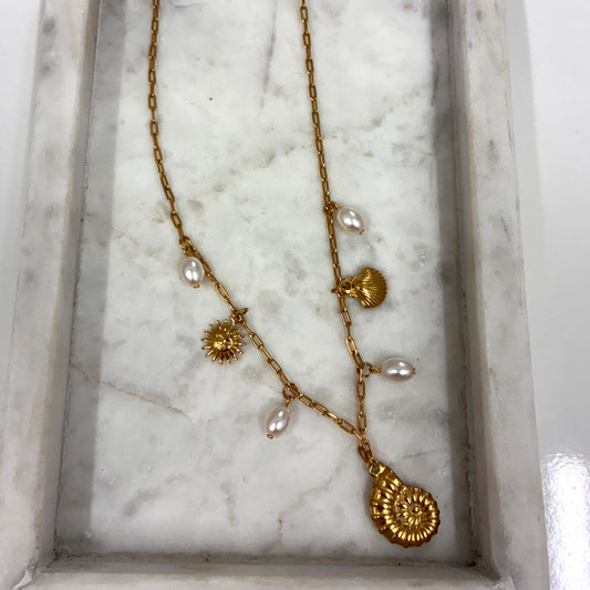 Mini Shell ketting S035