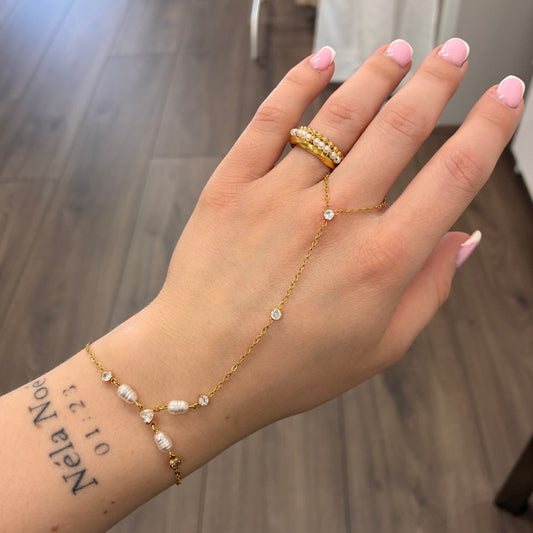 Pearl Glow Hand Chain S053