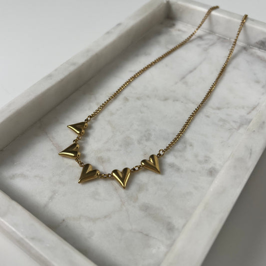 Luna heart ketting K018