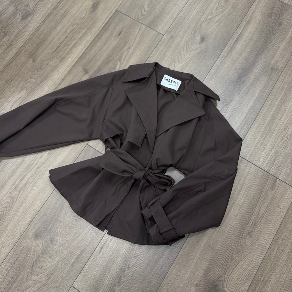 Chocolate Wrap Jacket