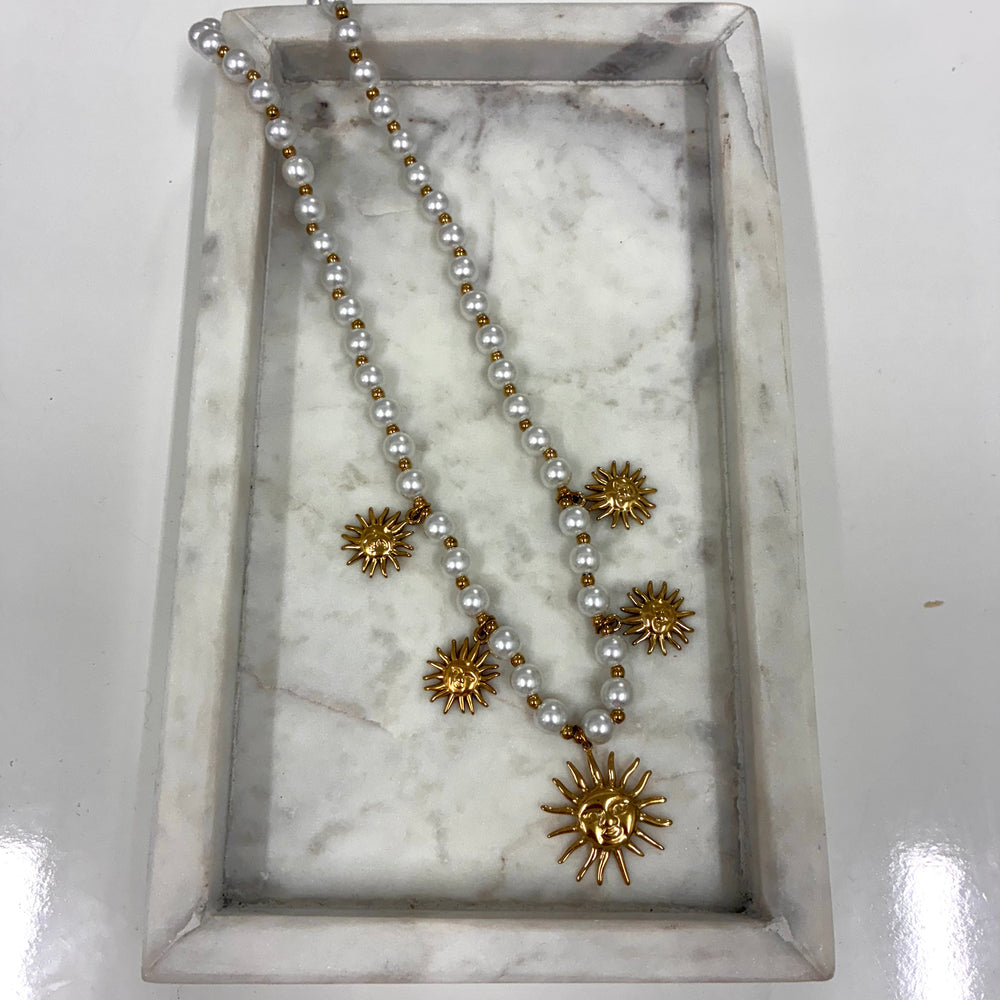 Sunny pearl ketting S036