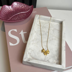 Luna bow Necklace K017