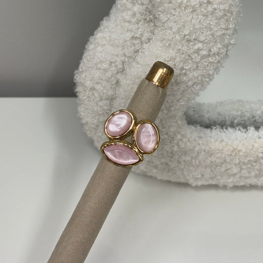 Triple pink Ring S023