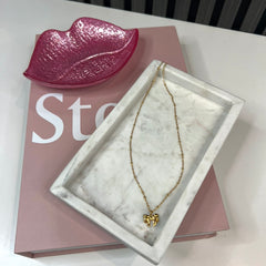 Ivy bow Necklace K013